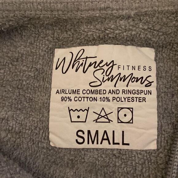 Whitney Simmons Quarter Zip It's A Beautiful Day To Be Alive Pullover Sz Small - Picture 7 of 7